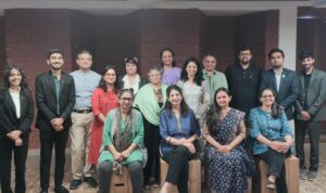 The jury panel along with trophy curator (Ar. Azmi Wadia) and the NASA team